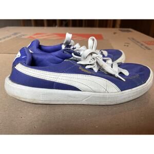 Puma shoes Suede Classic 7 Blue Low Top Lace Up Sneakers 7